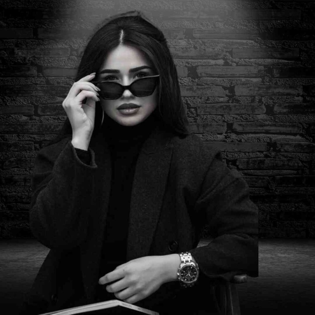 Alone Girl DP Black And White Photos