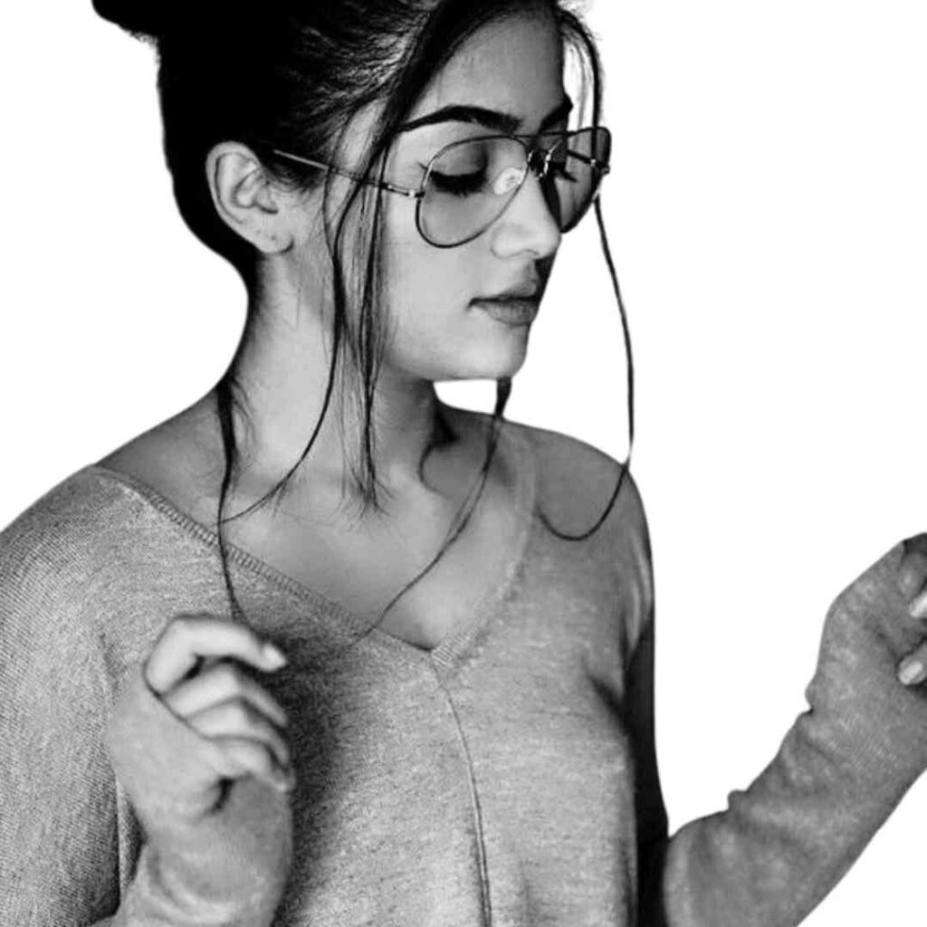 Alone Girl DP Black And White Photos