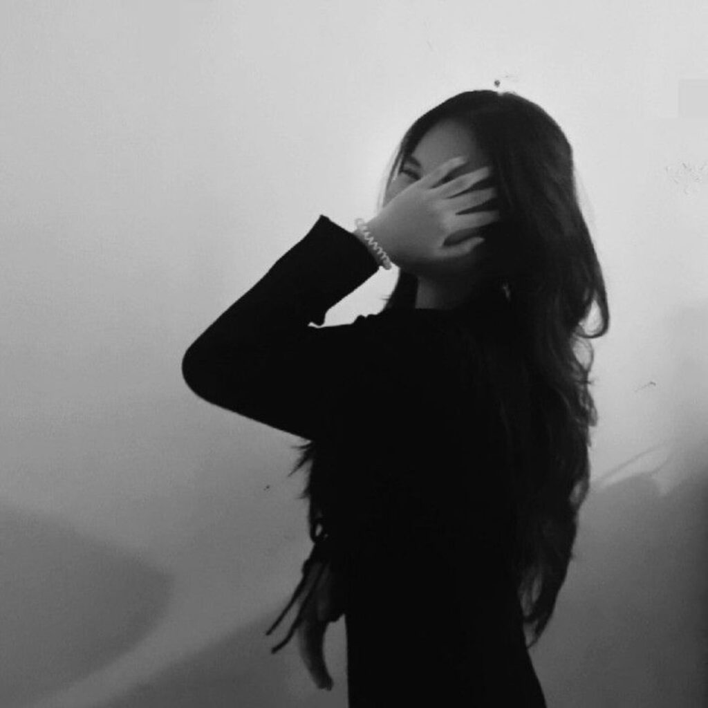 Alone Girl DP Black And White Images