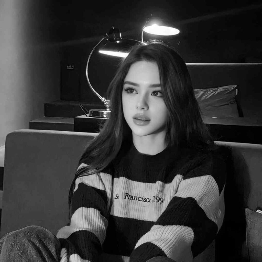 Alone Girl DP Black And White Images