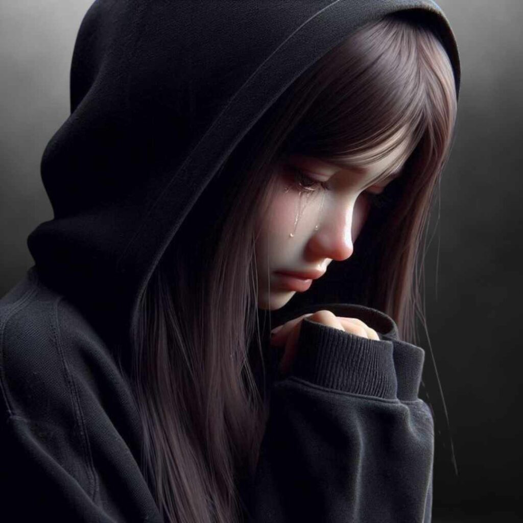  Broken Heart Alone Sad Girl DP