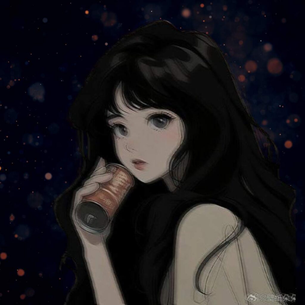 Dark Anime Girl DP Pics