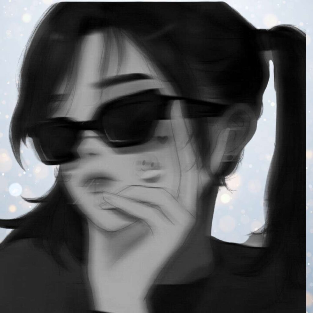 Dark Anime Girl DP Photos